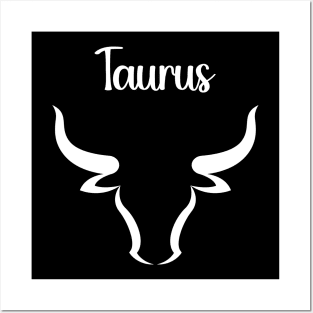 Taurus zodiac Sign Posters and Art